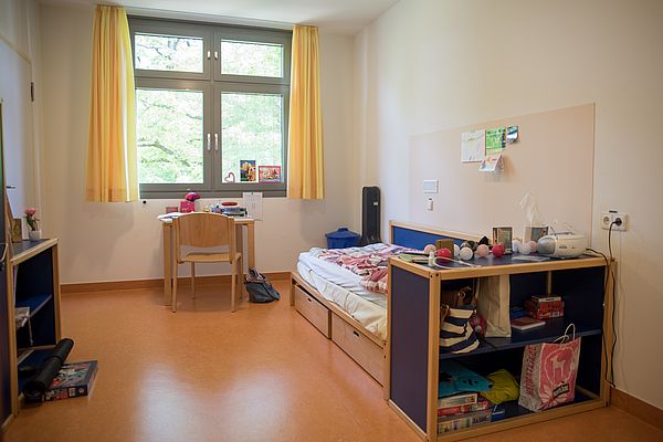 Zimmer in der Kinder- und Jugendpsychiatrie